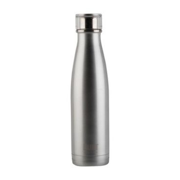 Built 483ml Double Walled Stainless Steel Water Bottle Silver