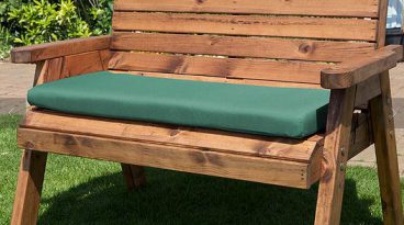 BENCH CUSHION GREEN 2 SEATER