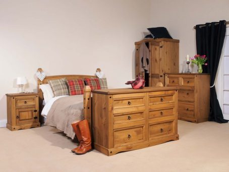Corona Bedside 3 Drawer - Image 3