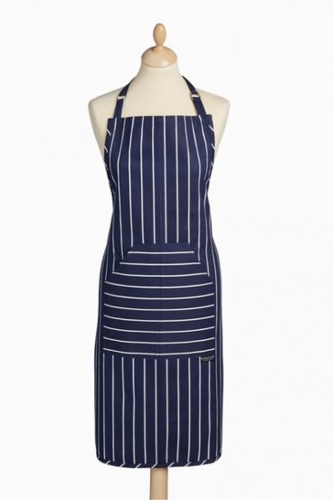 APRON BUTCHERS BLUE STRIPE