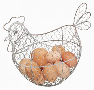 Classic Collection Wire Egg Basket