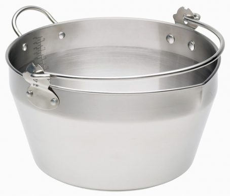 Home Made -  Maslin Pan with Handle - Stainless Steel 9L