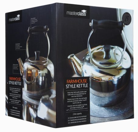 MasterClass - Farmhouse Whistling Kettle - S/S 2L - Image 2