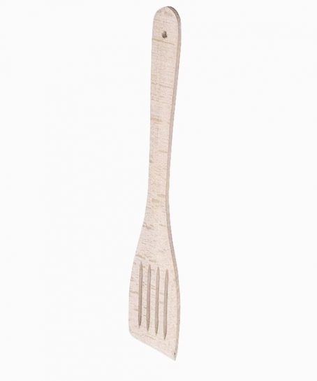 KitchenCraft Beech Wood Slotted Spatula