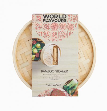 KitchenCraft - Bamboo Steamer 2 Tier
