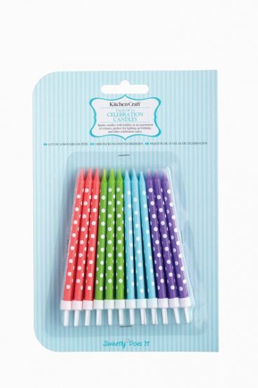 KitchenCraft – Celebration Candles Pack of 24