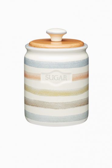 Classic Collection Striped Ceramic Sugar Container