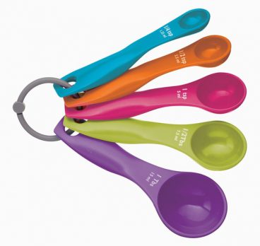KitchenCraft – Colourworks Measuring Spoon Set of 5