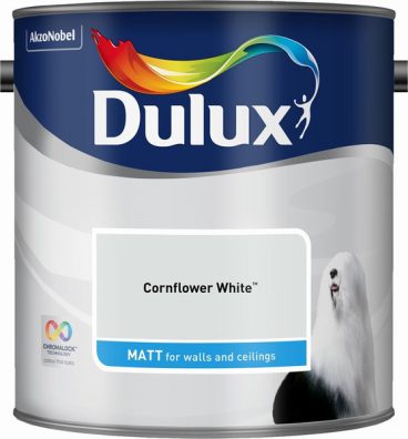 Dulux Matt Emulsion – Cornflower White 2.5L