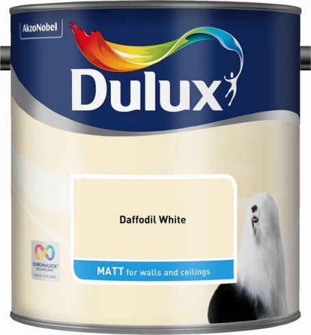 Dulux - Matt Emulsion - Daffodil White 2.5L