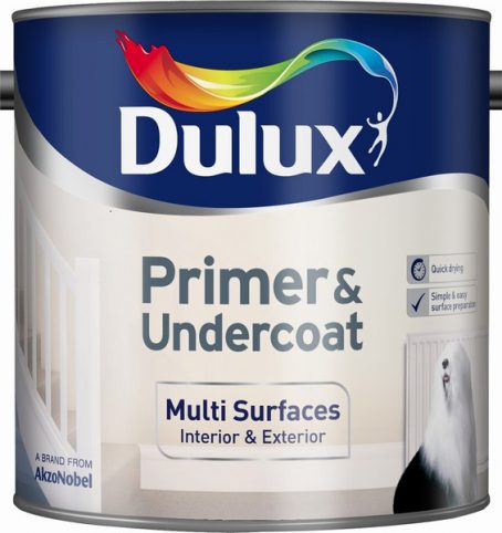 Dulux Primer & Undercoat for Multi Surfaces - White 2.5L