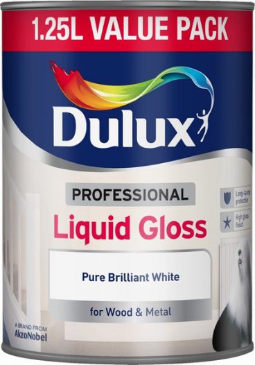 Dulux Professional Liquid Gloss Paint – Brilliant White 1.25L