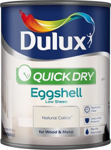 Dulux Quick-Dry Eggshell Paint – Natural Calico 750ml