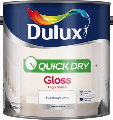 Dulux Quick-Dry Gloss Paint – Brilliant White 2.5L