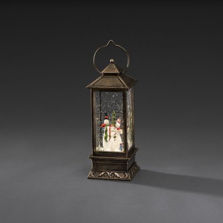 Konstsmide - Water Lantern with Snowman Family