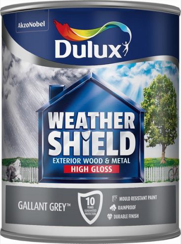 Dulux – Weathershield – High Gloss – Gallant Grey – 750ml