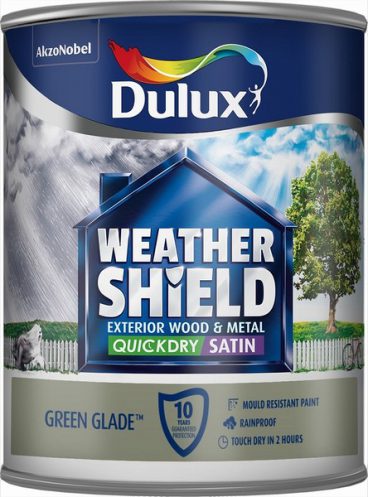 Dulux – Weathershield – Quick Dry Satin – Green Glade – 750ml