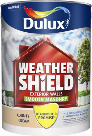 Dulux Weathershield Masonry Paint Smooth – County Cream 5L
