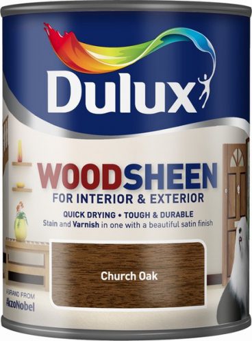 Dulux Woodsheen Stain & Varnish – Church Oak 750ml