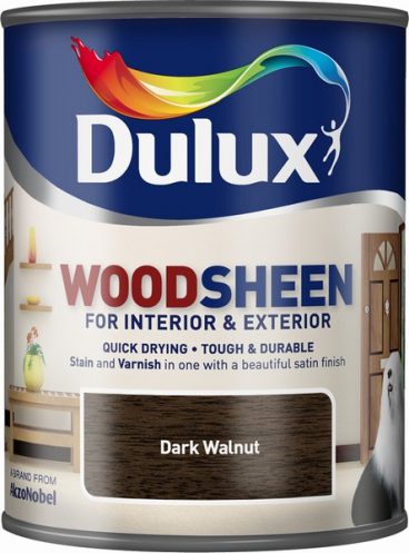 Dulux Woodsheen Stain & Varnish – Dark Walnut 750ml