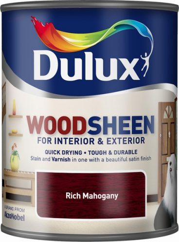 Dulux Woodsheen Stain & Varnish – Rich Mahogany 250ml