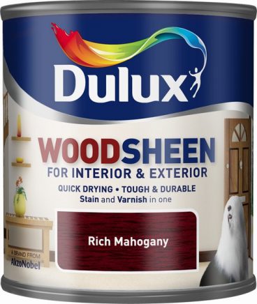Dulux Woodsheen Stain & Varnish – Rich Mahogany 250ml