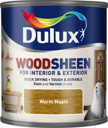Dulux Woodsheen Stain & Varnish – Warm Maple 250ml