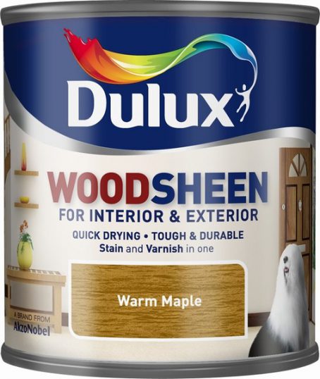 Dulux Woodsheen Stain & Varnish - Warm Maple 250ml