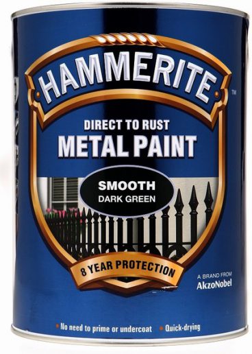 Hammerite Exterior Smooth Metal Paint – Dark Green 750ml