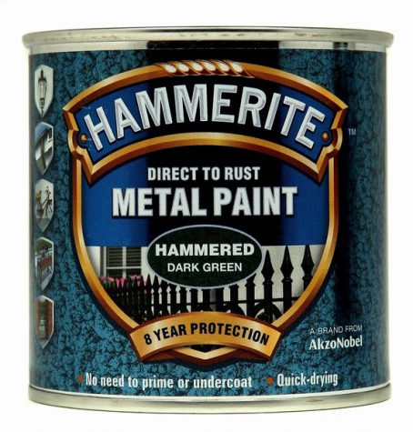 Hammerite Hammered Metal Paint - Dark Green 250ml