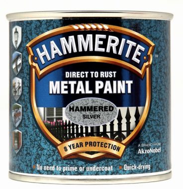 Hammerite Hammered Metal Paint – Silver 250ml