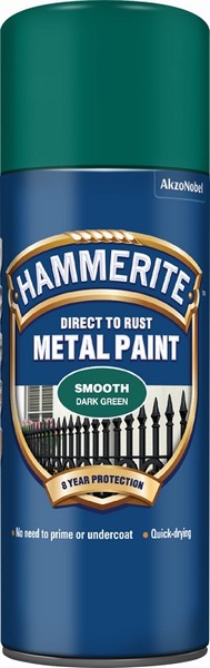 Hammerite Aerosol Smooth Finish – Dark Green 400ml