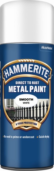 Hammerite Aerosol Smooth Finish – White 400ml