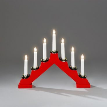 Konstsmide – LED Candle Bridge Red