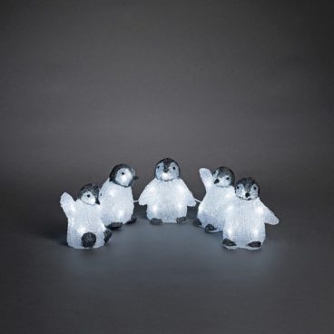 ACRYLIC BABY PENGUINS SET OF 5 (A2)