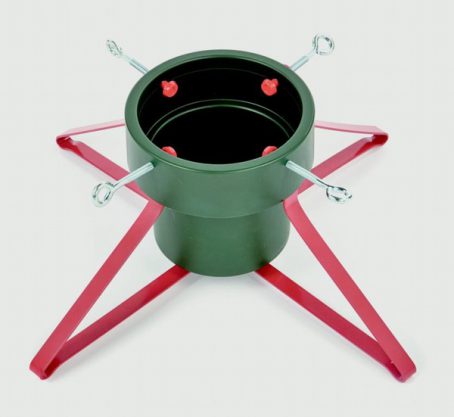 Garland - Plastic Tree Stand Green/Red 46cm - Image 3