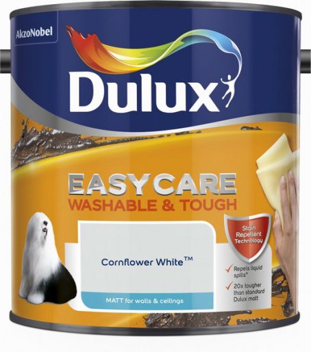 Dulux Easycare Matt Emulsion - Cornflower White 2.5L