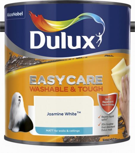 Dulux Easycare Matt Emulsion - Jasmine White 2.5L