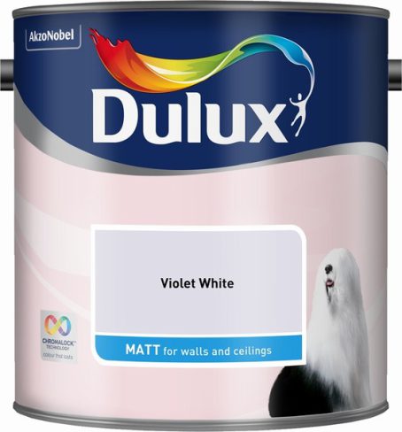 Dulux - Matt Emulsion - Violet White 2.5L