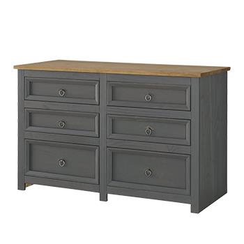 Corona Carbon 6 Drawer Chest