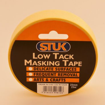 MASKING TAPE LOW TACK 25MM