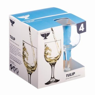 GLASSES RAVENHEAD TULIP WHITE WINE