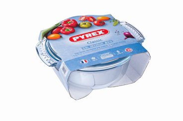 PYREX GLASS CASSEROLE ROUND 5.1L