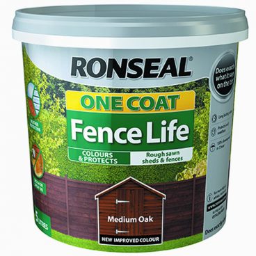 Ronseal Fence Life One Coat – Medium Oak 5L
