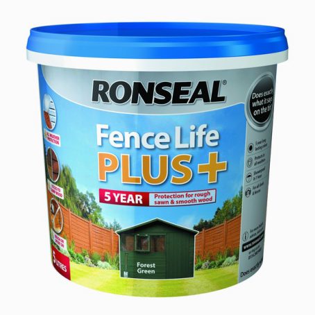 Ronseal Fence Life Plus - Forest Green 5L