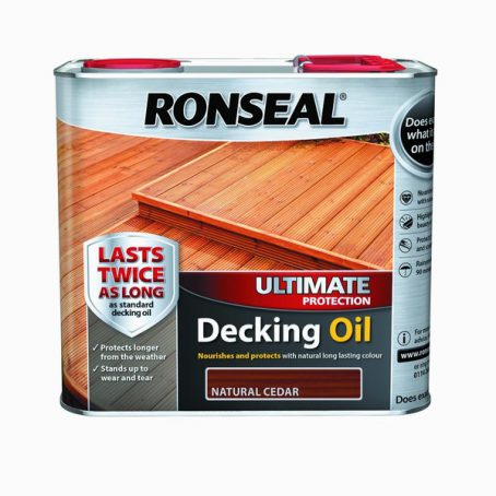 Ronseal Ultimate Protection Decking Oil - Natural Cedar 2.5L
