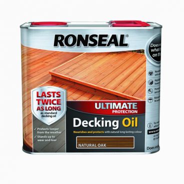 Ronseal Ultimate Protection Decking Oil – Natural Oak 2.5L