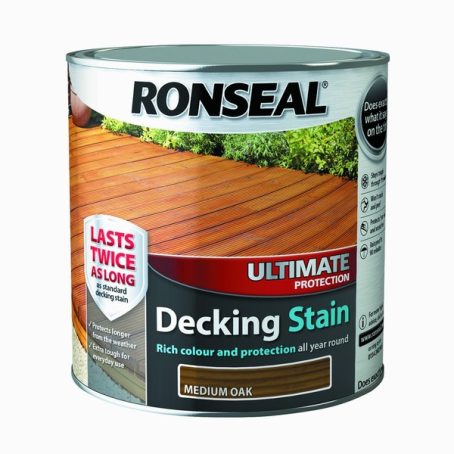 Ronseal Ultimate Decking Stain - Medium Oak 2.5L
