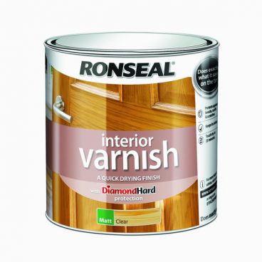 Ronseal Interior Varnish Matt – Clear 2.5L
