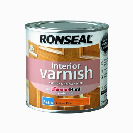 Ronseal Interior Varnish Satin - Antique Pine 250ml